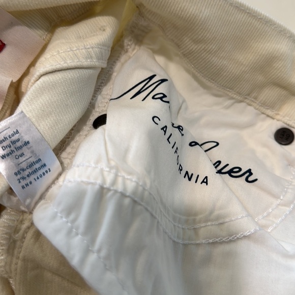 NWT Marine Layer Vintage Straight Corduroy White - Picture 12 of 13